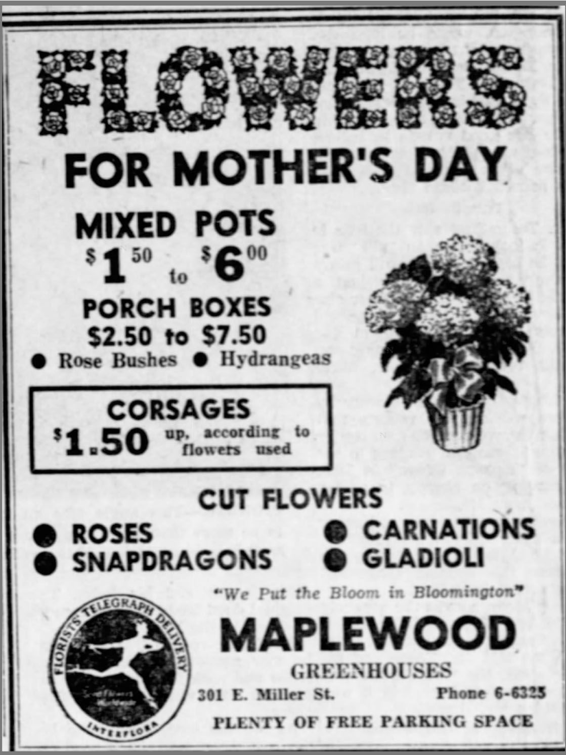 Flowers for Mother's Day